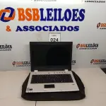 LOTE 024 - 01 NOTEBOOK SEM FONTE COM CASE MARCA DATEN. ATENÇÃO! FAZER A VISITAÇÃO ANTES DE ARREMATAR, NÃO SABEMOS SE FUNCIONA, LEILÃO NÃO TEM GARANTIA E NEM DEVOLUÇÃO, SUJEITO A POSSÍVEIS AVARIAS VISÍVEIS/OCULTAS E/OU AUSÊNCIA DE COMPONENTES.