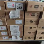 LOTE 252 - 23 APARELHOS TELEFÔNICOS MARCA ERICSSON. (NO ESTADO) ATENÇÃO! FAZER A VISITAÇÃO ANTES DE ARREMATAR, NÃO SABEMOS SE FUNCIONA, LEILÃO NÃO TEM GARANTIA E NEM DEVOLUÇÃO, SUJEITO A POSSÍVEIS AVARIAS VISÍVEIS/OCULTAS E/OU AUSÊNCIA DE COMPONENTES.