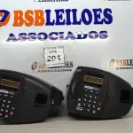 LOTE 204 - 02 RELÓGIOS DE PONTO BIOMÉTRICO. (NO ESTADO) ATENÇÃO! FAZER A VISITAÇÃO ANTES DE ARREMATAR, NÃO SABEMOS SE FUNCIONA, LEILÃO NÃO TEM GARANTIA E NEM DEVOLUÇÃO, SUJEITO A POSSÍVEIS AVARIAS VISÍVEIS/OCULTAS E/OU AUSÊNCIA DE COMPONENTES.