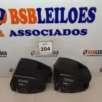 LOTE 204 - 02 RELÓGIOS DE PONTO BIOMÉTRICO. (NO ESTADO) ATENÇÃO! FAZER A VISITAÇÃO ANTES DE ARREMATAR, NÃO SABEMOS SE FUNCIONA, LEILÃO NÃO TEM GARANTIA E NEM DEVOLUÇÃO, SUJEITO A POSSÍVEIS AVARIAS VISÍVEIS/OCULTAS E/OU AUSÊNCIA DE COMPONENTES.