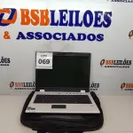 LOTE 069 - 01 NOTEBOOK MODELO FT02 19V MARCA DATEN SEM CARREGADOR COM CASE. (NO ESTADO) ATENÇÃO! FAZER A VISITAÇÃO ANTES DE ARREMATAR, NÃO SABEMOS SE FUNCIONA, LEILÃO NÃO TEM GARANTIA E NEM DEVOLUÇÃO, SUJEITO A POSSÍVEIS AVARIAS VISÍVEIS/OCULTAS E/OU AUSÊNCIA DE COMPONENTES.