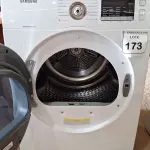 LOTE 173 - 01 SECADORA DE ROUPAS SAMSUNG 220V. (NO ESTADO EM QUE SE ENCONTRA. SUJEITO A AVARIAS OCULTAS/VISÍVEIS.) BF8538J