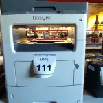 LOTE 111 - 01 IMPRESSORA MULTIFUNCIONAL MX611DE MARCA LEXMARK. (NO ESTADO) ATENÇÃO! FAZER A VISITAÇÃO ANTES DE ARREMATAR, NÃO SABEMOS SE FUNCIONA, LEILÃO NÃO TEM GARANTIA E NEM DEVOLUÇÃO, SUJEITO A POSSÍVEIS AVARIAS VISÍVEIS/OCULTAS E/OU AUSÊNCIA DE COMPONENTES.