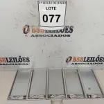 LOTE 077 - 05 BATERIAS METÁLICAS. (NO ESTADO) ATENÇÃO! FAZER A VISITAÇÃO ANTES DE ARREMATAR, NÃO SABEMOS SE FUNCIONA, LEILÃO NÃO TEM GARANTIA E NEM DEVOLUÇÃO, SUJEITO A POSSÍVEIS AVARIAS VISÍVEIS/OCULTAS E/OU AUSÊNCIA DE COMPONENTES.