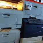 LOTE 183 - 04 IMPRESSORAS, SENDO 03 MODELOS ML/3471ND MARCA SAMSUNG E 01 PHASER 4600 MARCA XEROX. (NO ESTADO) ATENÇÃO! FAZER A VISITAÇÃO ANTES DE ARREMATAR, NÃO SABEMOS SE FUNCIONA, LEILÃO NÃO TEM GARANTIA E NEM DEVOLUÇÃO, SUJEITO A POSSÍVEIS AVARIAS VISÍVEIS/OCULTAS E/OU AUSÊNCIA DE COMPONENTES.