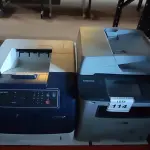 LOTE 114 - 02 IMPRESSORAS, SENDO 01 MULTIFUNCIONAL A LASER SCX-5835NX MARCA SAMSUNG E 01 PHASER 4.600.  (NO ESTADO) ATENÇÃO! FAZER A VISITAÇÃO ANTES DE ARREMATAR, NÃO SABEMOS SE FUNCIONA, LEILÃO NÃO TEM GARANTIA E NEM DEVOLUÇÃO, SUJEITO A POSSÍVEIS AVARIAS VISÍVEIS/OCULTAS E/OU AUSÊNCIA DE COMPONENTES.