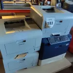 LOTE 183 - 04 IMPRESSORAS, SENDO 03 MODELOS ML/3471ND MARCA SAMSUNG E 01 PHASER 4600 MARCA XEROX. (NO ESTADO) ATENÇÃO! FAZER A VISITAÇÃO ANTES DE ARREMATAR, NÃO SABEMOS SE FUNCIONA, LEILÃO NÃO TEM GARANTIA E NEM DEVOLUÇÃO, SUJEITO A POSSÍVEIS AVARIAS VISÍVEIS/OCULTAS E/OU AUSÊNCIA DE COMPONENTES.