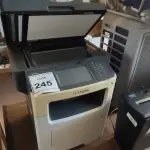 LOTE 245 - 01 IMPRESSORA NX611DE MARCA LEXMARK. (NO ESTADO) ATENÇÃO! FAZER A VISITAÇÃO ANTES DE ARREMATAR, NÃO SABEMOS SE FUNCIONA, LEILÃO NÃO TEM GARANTIA E NEM DEVOLUÇÃO, SUJEITO A POSSÍVEIS AVARIAS VISÍVEIS/OCULTAS E/OU AUSÊNCIA DE COMPONENTES.