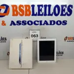 LOTE 063 - 01 IPAD 16GB SEM CARREGADOR. (NO ESTADO) ATENÇÃO! FAZER A VISITAÇÃO ANTES DE ARREMATAR, NÃO SABEMOS SE FUNCIONA, LEILÃO NÃO TEM GARANTIA E NEM DEVOLUÇÃO, SUJEITO A POSSÍVEIS AVARIAS VISÍVEIS/OCULTAS E/OU AUSÊNCIA DE COMPONENTES.