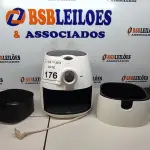 LOTE 176 - 01 AIR FRYER PHILIPS WALITA NA COR BRANCA 220V. (NO ESTADO) ATENÇÃO! FAZER A VISITAÇÃO ANTES DE ARREMATAR, NÃO SABEMOS SE FUNCIONA. LEILÃO NÃO TEM GARANTIA E NEM DEVOLUÇÃO, SUJEITO A POSSÍVEIS AVARIAS VISÍVEIS/OCULTAS E/OU AUSÊNCIA DE COMPONENTES.
