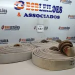 LOTE 147 - 03 MANGUEIRAS DE EVACUAÇÃO FLEXÍVEL. (NO ESTADO) ATENÇÃO! FAZER A VISITAÇÃO ANTES DE ARREMATAR, NÃO SABEMOS SE FUNCIONA, LEILÃO NÃO TEM GARANTIA E NEM DEVOLUÇÃO, SUJEITO A POSSÍVEIS AVARIAS VISÍVEIS/OCULTAS E/OU AUSÊNCIA DE COMPONENTES.