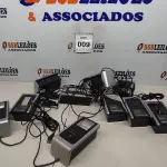 LOTE 009 - 10 LEITORES BIOMÉTRICOS. ATENÇÃO! FAZER A VISITAÇÃO ANTES DE ARREMATAR, NÃO SABEMOS SE FUNCIONA, LEILÃO NÃO TEM GARANTIA E NEM DEVOLUÇÃO, SUJEITO A POSSÍVEIS AVARIAS VISÍVEIS/OCULTAS E/OU AUSÊNCIA DE COMPONENTES.