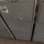 LOTE 150 - 01 ARQUIVO DE AÇO 04 GAVETAS. (NO ESTADO) ATENÇÃO! FAZER A VISITAÇÃO ANTES DE ARREMATAR, NÃO SABEMOS SE FUNCIONA, LEILÃO NÃO TEM GARANTIA E NEM DEVOLUÇÃO, SUJEITO A POSSÍVEIS AVARIAS VISÍVEIS/OCULTAS E/OU AUSÊNCIA DE COMPONENTES.