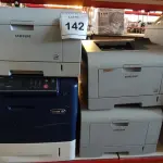 LOTE 142 - 04 IMPRESSORAS, SENDO 03 MODELOS ML 3471ND MARCA SAMSUNG E 01 IMPRESSORA PHASER 4600 MARCA XEROX. (NO ESTADO) ATENÇÃO! FAZER A VISITAÇÃO ANTES DE ARREMATAR, NÃO SABEMOS SE FUNCIONA, LEILÃO NÃO TEM GARANTIA E NEM DEVOLUÇÃO, SUJEITO A POSSÍVEIS AVARIAS VISÍVEIS/OCULTAS E/OU AUSÊNCIA DE COMPONENTES.