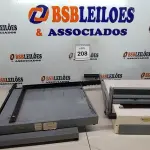 LOTE 208 - 02 GUILHOTINAS E 01 ENCADERNADORA. (NO ESTADO) ATENÇÃO! FAZER A VISITAÇÃO ANTES DE ARREMATAR, NÃO SABEMOS SE FUNCIONA, LEILÃO NÃO TEM GARANTIA E NEM DEVOLUÇÃO, SUJEITO A POSSÍVEIS AVARIAS VISÍVEIS/OCULTAS E/OU AUSÊNCIA DE COMPONENTES.