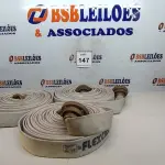 LOTE 147 - 03 MANGUEIRAS DE EVACUAÇÃO FLEXÍVEL. (NO ESTADO) ATENÇÃO! FAZER A VISITAÇÃO ANTES DE ARREMATAR, NÃO SABEMOS SE FUNCIONA, LEILÃO NÃO TEM GARANTIA E NEM DEVOLUÇÃO, SUJEITO A POSSÍVEIS AVARIAS VISÍVEIS/OCULTAS E/OU AUSÊNCIA DE COMPONENTES.