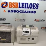 LOTE 188 - 02 CONTADORES DE CÉDULAS. (NO ESTADO) ATENÇÃO! FAZER A VISITAÇÃO ANTES DE ARREMATAR, NÃO SABEMOS SE FUNCIONA, LEILÃO NÃO TEM GARANTIA E NEM DEVOLUÇÃO, SUJEITO A POSSÍVEIS AVARIAS VISÍVEIS/OCULTAS E/OU AUSÊNCIA DE COMPONENTES.