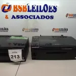 LOTE 213 - 02 IMPRESSORAS TX410 EPSON. (NO ESTADO) ATENÇÃO! FAZER A VISITAÇÃO ANTES DE ARREMATAR, NÃO SABEMOS SE FUNCIONA, LEILÃO NÃO TEM GARANTIA E NEM DEVOLUÇÃO, SUJEITO A POSSÍVEIS AVARIAS VISÍVEIS/OCULTAS E/OU AUSÊNCIA DE COMPONENTES.