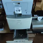 LOTE 178 - 02 IMPRESSORAS, SENDO 01 MODELO ML-3471ND MARCA SAMSUNG E 01 MODELO T654DN MARCA LEXMARK. (NO ESTADO) ATENÇÃO! FAZER A VISITAÇÃO ANTES DE ARREMATAR, NÃO SABEMOS SE FUNCIONA, LEILÃO NÃO TEM GARANTIA E NEM DEVOLUÇÃO, SUJEITO A POSSÍVEIS AVARIAS VISÍVEIS/OCULTAS E/OU AUSÊNCIA DE COMPONENTES.