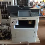 LOTE 232 - 01 IMPRESSORA MULTIFUNCIONAL MX611DE LEXMARK. (NO ESTADO) ATENÇÃO! FAZER A VISITAÇÃO ANTES DE ARREMATAR, NÃO SABEMOS SE FUNCIONA, LEILÃO NÃO TEM GARANTIA E NEM DEVOLUÇÃO, SUJEITO A POSSÍVEIS AVARIAS VISÍVEIS/OCULTAS E/OU AUSÊNCIA DE COMPONENTES.