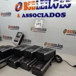 LOTE 196 - 11 LEITORES BIOMÉTRICOS MODELO SUPREMA MARCA AKIYAMA. (NO ESTADO) ATENÇÃO! FAZER A VISITAÇÃO ANTES DE ARREMATAR, NÃO SABEMOS SE FUNCIONA, LEILÃO NÃO TEM GARANTIA E NEM DEVOLUÇÃO, SUJEITO A POSSÍVEIS AVARIAS VISÍVEIS/OCULTAS E/OU AUSÊNCIA DE COMPONENTES.