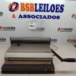 LOTE 181 - 01 ENCADERNADORA MARCA LASSANE. (NO ESTADO) ATENÇÃO! FAZER A VISITAÇÃO ANTES DE ARREMATAR, NÃO SABEMOS SE FUNCIONA, LEILÃO NÃO TEM GARANTIA E NEM DEVOLUÇÃO, SUJEITO A POSSÍVEIS AVARIAS VISÍVEIS/OCULTAS E/OU AUSÊNCIA DE COMPONENTES.