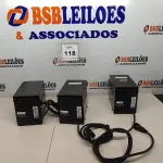 LOTE 118 - 03 ESTABILIZADORES DE TENSÃO KVA. (NO ESTADO) ATENÇÃO! FAZER A VISITAÇÃO ANTES DE ARREMATAR, NÃO SABEMOS SE FUNCIONA, LEILÃO NÃO TEM GARANTIA E NEM DEVOLUÇÃO, SUJEITO A POSSÍVEIS AVARIAS VISÍVEIS/OCULTAS E/OU AUSÊNCIA DE COMPONENTES.