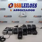 LOTE 196 - 11 LEITORES BIOMÉTRICOS MODELO SUPREMA MARCA AKIYAMA. (NO ESTADO) ATENÇÃO! FAZER A VISITAÇÃO ANTES DE ARREMATAR, NÃO SABEMOS SE FUNCIONA, LEILÃO NÃO TEM GARANTIA E NEM DEVOLUÇÃO, SUJEITO A POSSÍVEIS AVARIAS VISÍVEIS/OCULTAS E/OU AUSÊNCIA DE COMPONENTES.