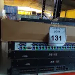 LOTE 131 - 01 LOTE COM 02 ROTEADORES, 01 COMPUTADOR DE MATRIZ DE VÍDEO E ÁUDIO, 01 SWITCH DE REDE, 02 PROCESSADORES DE SINAL ÁUDIO/ VÍDEO MARCA BIAMP NEXIA VC E 01 SWITCH HP. (NO ESTADO) ATENÇÃO! FAZER A VISITAÇÃO ANTES DE ARREMATAR, NÃO SABEMOS SE FUNCIONA, LEILÃO NÃO TEM GARANTIA E NEM DEVOLUÇÃO, SUJEITO A POSSÍVEIS AVARIAS VISÍVEIS/OCULTAS E/OU AUSÊNCIA DE COMPONENTES.