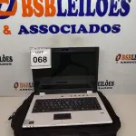 LOTE 068 - 01 NOTEBOOK MODELO FT02 19V MARCA DATEN SEM CARREGADOR COM CASE. (NO ESTADO) ATENÇÃO! FAZER A VISITAÇÃO ANTES DE ARREMATAR, NÃO SABEMOS SE FUNCIONA, LEILÃO NÃO TEM GARANTIA E NEM DEVOLUÇÃO, SUJEITO A POSSÍVEIS AVARIAS VISÍVEIS/OCULTAS E/OU AUSÊNCIA DE COMPONENTES.