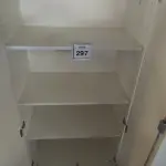 LOTE 297 - 01 ARMÁRIO ALTO PRA ESCRITÓRIO COM 2 PORTAS E 2 COMPARTIMENTOS. (NO ESTADO) ATENÇÃO! FAZER A VISITAÇÃO ANTES DE ARREMATAR, NÃO SABEMOS SE FUNCIONA, LEILÃO NÃO TEM GARANTIA E NEM DEVOLUÇÃO, SUJEITO A POSSÍVEIS AVARIAS VISÍVEIS/OCULTAS E/OU AUSÊNCIA DE COMPONENTES.