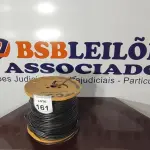 LOTE 161 - 01 ROLO DE FIO COAXIAL. (NO ESTADO) ATENÇÃO! FAZER A VISITAÇÃO ANTES DE ARREMATAR, NÃO SABEMOS SE FUNCIONA, LEILÃO NÃO TEM GARANTIA E NEM DEVOLUÇÃO, SUJEITO A POSSÍVEIS AVARIAS VISÍVEIS/OCULTAS E/OU AUSÊNCIA DE COMPONENTES.