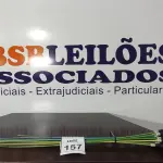 LOTE 157 - 06 VARAS DE FIBRA. (NO ESTADO) ATENÇÃO! FAZER A VISITAÇÃO ANTES DE ARREMATAR, NÃO SABEMOS SE FUNCIONA, LEILÃO NÃO TEM GARANTIA E NEM DEVOLUÇÃO, SUJEITO A POSSÍVEIS AVARIAS VISÍVEIS/OCULTAS E/OU AUSÊNCIA DE COMPONENTES.