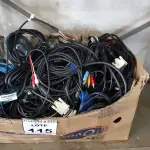 LOTE 115 - 01 LOTE DE CABOS DE CONEXÕES DIVERSOS. (NO ESTADO) ATENÇÃO! FAZER A VISITAÇÃO ANTES DE ARREMATAR, NÃO SABEMOS SE FUNCIONA, LEILÃO NÃO TEM GARANTIA E NEM DEVOLUÇÃO, SUJEITO A POSSÍVEIS AVARIAS VISÍVEIS/OCULTAS E/OU AUSÊNCIA DE COMPONENTES.