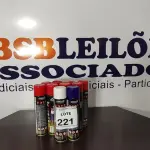 LOTE 221 - 10 TINTAS SPRAY DE CORES DIVERSAS. (NO ESTADO) ATENÇÃO! FAZER A VISITAÇÃO ANTES DE ARREMATAR, NÃO SABEMOS SE FUNCIONA, LEILÃO NÃO TEM GARANTIA E NEM DEVOLUÇÃO, SUJEITO A POSSÍVEIS AVARIAS VISÍVEIS/OCULTAS E/OU AUSÊNCIA DE COMPONENTES.