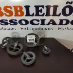 LOTE 109 - 05 ROLDANAS TAMANHOS DIVERSOS. (NO ESTADO) ATENÇÃO! FAZER A VISITAÇÃO ANTES DE ARREMATAR, NÃO SABEMOS SE FUNCIONA, LEILÃO NÃO TEM GARANTIA E NEM DEVOLUÇÃO, SUJEITO A POSSÍVEIS AVARIAS VISÍVEIS/OCULTAS E/OU AUSÊNCIA DE COMPONENTES.
