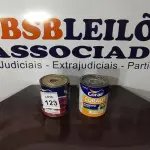 LOTE 123 - 02 LATAS DE TINTA MARCA CORAL PARA ESMALTE SINTÉTICO, MADEIRA E METAL NAS CORES ACETINADO E BRILHANTE COM 3,2L CADA.  (NO ESTADO) ATENÇÃO! FAZER A VISITAÇÃO ANTES DE ARREMATAR, NÃO SABEMOS SE FUNCIONA, LEILÃO NÃO TEM GARANTIA E NEM DEVOLUÇÃO, SUJEITO A POSSÍVEIS AVARIAS VISÍVEIS/OCULTAS E/OU AUSÊNCIA DE COMPONENTES.