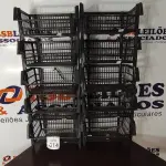 LOTE 014 - 10 CESTAS ORGANIZADORAS NA COR PRETA. (NO ESTADO) ATENÇÃO! FAZER A VISITAÇÃO ANTES DE ARREMATAR, NÃO SABEMOS SE FUNCIONA, LEILÃO NÃO TEM GARANTIA E NEM DEVOLUÇÃO, SUJEITO A POSSÍVEIS AVARIAS VISÍVEIS/OCULTAS E/OU AUSÊNCIA DE COMPONENTES.