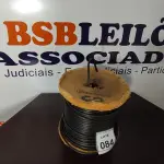 LOTE 084 - 01 ROLO DE FIO COAXIAL. (NO ESTADO) ATENÇÃO! FAZER A VISITAÇÃO ANTES DE ARREMATAR, NÃO SABEMOS SE FUNCIONA, LEILÃO NÃO TEM GARANTIA E NEM DEVOLUÇÃO, SUJEITO A POSSÍVEIS AVARIAS VISÍVEIS/OCULTAS E/OU AUSÊNCIA DE COMPONENTES.