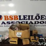 LOTE 029 - 01 LOTE COM GRANDE QUANTIDADE DE GRAMPOS DE PAPEIS E MATÉRIAS DIVERSOS PARA ESCRITÓRIO. (NO ESTADO) ATENÇÃO! FAZER A VISITAÇÃO ANTES DE ARREMATAR, NÃO SABEMOS SE FUNCIONA, LEILÃO NÃO TEM GARANTIA E NEM DEVOLUÇÃO, SUJEITO A POSSÍVEIS AVARIAS VISÍVEIS/OCULTAS E/OU AUSÊNCIA DE COMPONENTES.