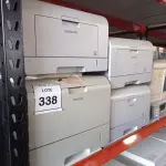 LOTE 338 - 04 IMPRESSORAS SENDO 03 ML-3471ND E 01 ML-3561ND MARCA SAMSUNG. (NO ESTADO) ATENÇÃO! FAZER A VISITAÇÃO ANTES DE ARREMATAR, NÃO SABEMOS SE FUNCIONA. LEILÃO NÃO TEM GARANTIA E NEM DEVOLUÇÃO, SUJEITO A POSSÍVEIS AVARIAS VISÍVEIS/OCULTAS E/OU AUSÊNCIA DE COMPONENTES.