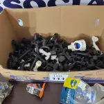 LOTE 111 - 01 LOTE COM GRANDE QUANTIDADE DE TORNEIRAS E ADAPTADORES DIVERSOS. (NO ESTADO) ATENÇÃO! FAZER A VISITAÇÃO ANTES DE ARREMATAR, NÃO SABEMOS SE FUNCIONA, LEILÃO NÃO TEM GARANTIA E NEM DEVOLUÇÃO, SUJEITO A POSSÍVEIS AVARIAS VISÍVEIS/OCULTAS E/OU AUSÊNCIA DE COMPONENTES.