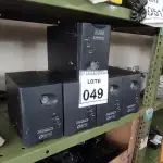 LOTE 049 - 05 FONTES ESTABILIZADORAS MARCA BMI. (NO ESTADO) ATENÇÃO! FAZER A VISITAÇÃO ANTES DE ARREMATAR, NÃO SABEMOS SE FUNCIONA, LEILÃO NÃO TEM GARANTIA E NEM DEVOLUÇÃO, SUJEITO A POSSÍVEIS AVARIAS VISÍVEIS/OCULTAS E/OU AUSÊNCIA DE COMPONENTES.