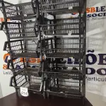 LOTE 014 - 10 CESTAS ORGANIZADORAS NA COR PRETA. (NO ESTADO) ATENÇÃO! FAZER A VISITAÇÃO ANTES DE ARREMATAR, NÃO SABEMOS SE FUNCIONA, LEILÃO NÃO TEM GARANTIA E NEM DEVOLUÇÃO, SUJEITO A POSSÍVEIS AVARIAS VISÍVEIS/OCULTAS E/OU AUSÊNCIA DE COMPONENTES.