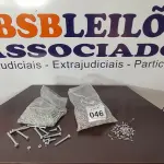 01 LOTE COM GRANDE QUANTIDADE DE REBITES E PARAFUSOS. (NO ESTADO) ATENÇÃO! FAZER A VISITAÇÃO ANTES DE ARREMATAR, NÃO SABEMOS SE FUNCIONA, LEILÃO NÃO TEM GARANTIA E NEM DEVOLUÇÃO, SUJEITO A POSSÍVEIS AVARIAS VISÍVEIS/OCULTAS E/OU AUSÊNCIA DE COMPONENTES.