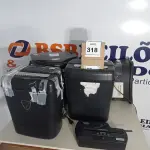 LOTE 318 - 04 FRAGMENTADORAS DE PAPEL MARCAS E MODELOS DIVERSOS. (NO ESTADO) ATENÇÃO! FAZER A VISITAÇÃO ANTES DE ARREMATAR, NÃO SABEMOS SE FUNCIONA, LEILÃO NÃO TEM GARANTIA E NEM DEVOLUÇÃO, SUJEITO A POSSÍVEIS AVARIAS VISÍVEIS/OCULTAS E/OU AUSÊNCIA DE COMPONENTES.