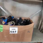 LOTE 037 - 01 LOTE COM GRANDE QUANTIDADE DE CABOS DIVERSOS PARA PC. (NO ESTADO) ATENÇÃO! FAZER A VISITAÇÃO ANTES DE ARREMATAR, NÃO SABEMOS SE FUNCIONA, LEILÃO NÃO TEM GARANTIA E NEM DEVOLUÇÃO, SUJEITO A POSSÍVEIS AVARIAS VISÍVEIS/OCULTAS E/OU AUSÊNCIA DE COMPONENTES.