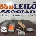 LOTE 159 - 07 FECHADURAS DE MODELOS DIVERSOS. (NO ESTADO) ATENÇÃO! FAZER A VISITAÇÃO ANTES DE ARREMATAR, NÃO SABEMOS SE FUNCIONA, LEILÃO NÃO TEM GARANTIA E NEM DEVOLUÇÃO, SUJEITO A POSSÍVEIS AVARIAS VISÍVEIS/OCULTAS E/OU AUSÊNCIA DE COMPONENTES.