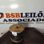 LOTE 161 - 01 ROLO DE FIO COAXIAL. (NO ESTADO) ATENÇÃO! FAZER A VISITAÇÃO ANTES DE ARREMATAR, NÃO SABEMOS SE FUNCIONA, LEILÃO NÃO TEM GARANTIA E NEM DEVOLUÇÃO, SUJEITO A POSSÍVEIS AVARIAS VISÍVEIS/OCULTAS E/OU AUSÊNCIA DE COMPONENTES.