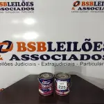 LOTE 225 - 02 LATAS DE TINTA MARCA CORAL ESMALTE SINTÉTICO, PARA MADEIRA E METAL, NAS CORES ACETINADO E BRILHANTE COM 3,2L CADA. (NO ESTADO) ATENÇÃO! FAZER A VISITAÇÃO ANTES DE ARREMATAR, NÃO SABEMOS SE FUNCIONA, LEILÃO NÃO TEM GARANTIA E NEM DEVOLUÇÃO, SUJEITO A POSSÍVEIS AVARIAS VISÍVEIS/OCULTAS E/OU AUSÊNCIA DE COMPONENTES.